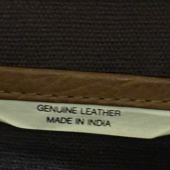 Brown Leather Messenger Bag - Picture 6 of 13